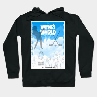 Wayne's world minimalist artwork Hoodie